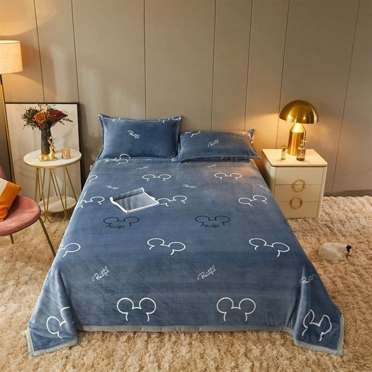 100% polyester coral blanket