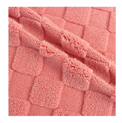 Skontrolujte tkaninu Jacquard Lamb Sherpa