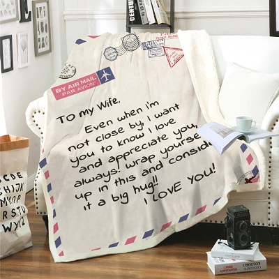 Custom Pattern Letter Blanket