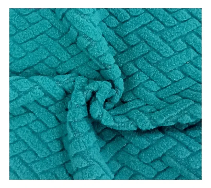 Žakárový Polar Fleece Tkanina Polar Fleece