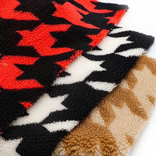 Jacquard Sherpa Fleece Fabric