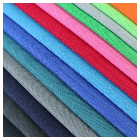 Knitted Polyester Bird Eye Hole Mesh Fabric Pricelist