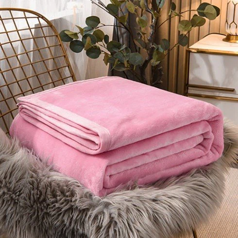 pink flannel blanket