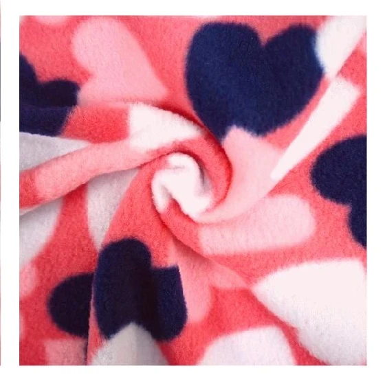 Láska   Tlač   Dvojitá   Tvár   Polar   Fleece   Látka