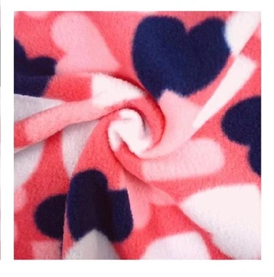 Láska Tlač Dvojitá Tvár Polar Fleece Látka