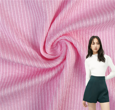 Spandexové pevné rebrované úplety