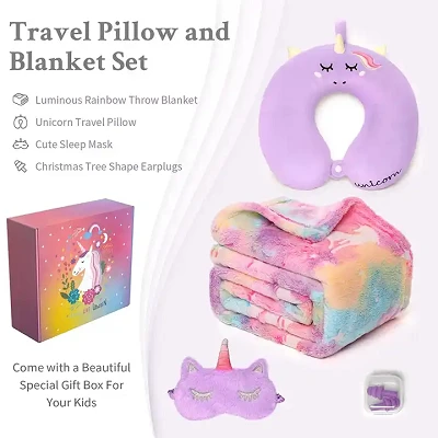 Throw Blanket Birthday Gifts Set