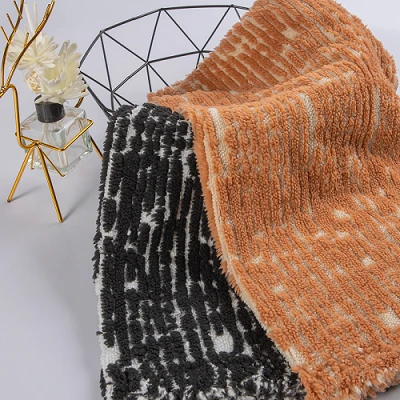 Tkanina Zebra Print Sherpa