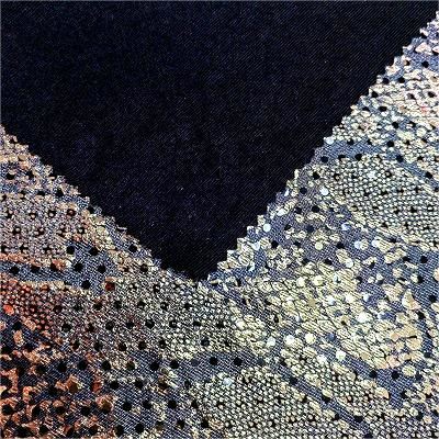 95% Polyester 5%spandex Gilding Fabric