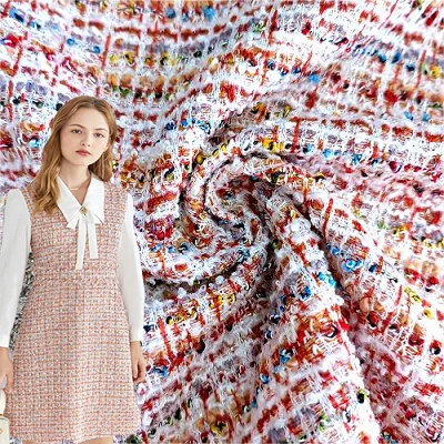 Brokátová látka pre zimné oblečenie