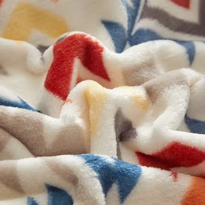 Flannel Blanket With Tassel
